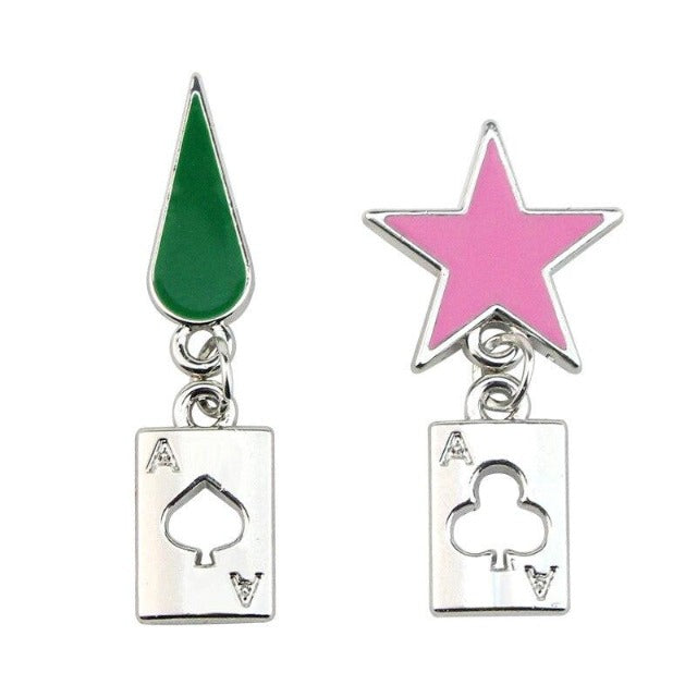 Boucles d'Oreilles Hisoka Hunter x Hunter