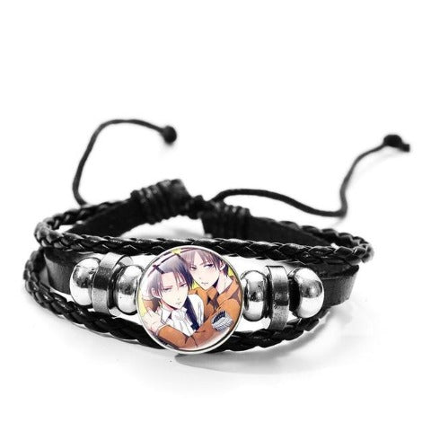 Bracelet Eren & Levi Attaque des Titans