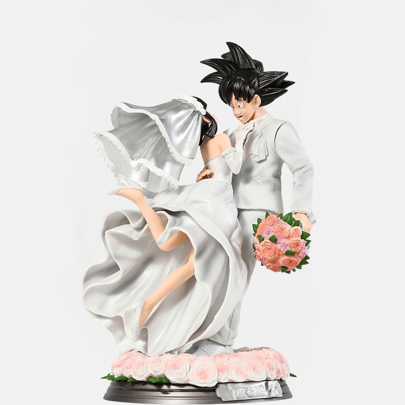 Figurine Dragon Bal Z Goku & Chichi Mariage