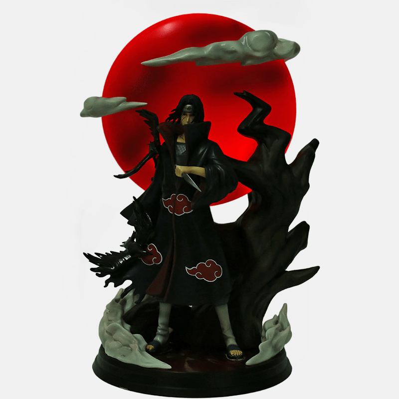 Figurine LED Naruto Itachi Lune Rouge