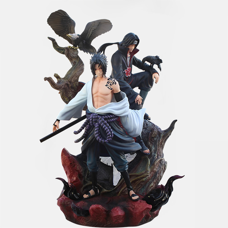 Figurine Naruto Itachi & Sasuke