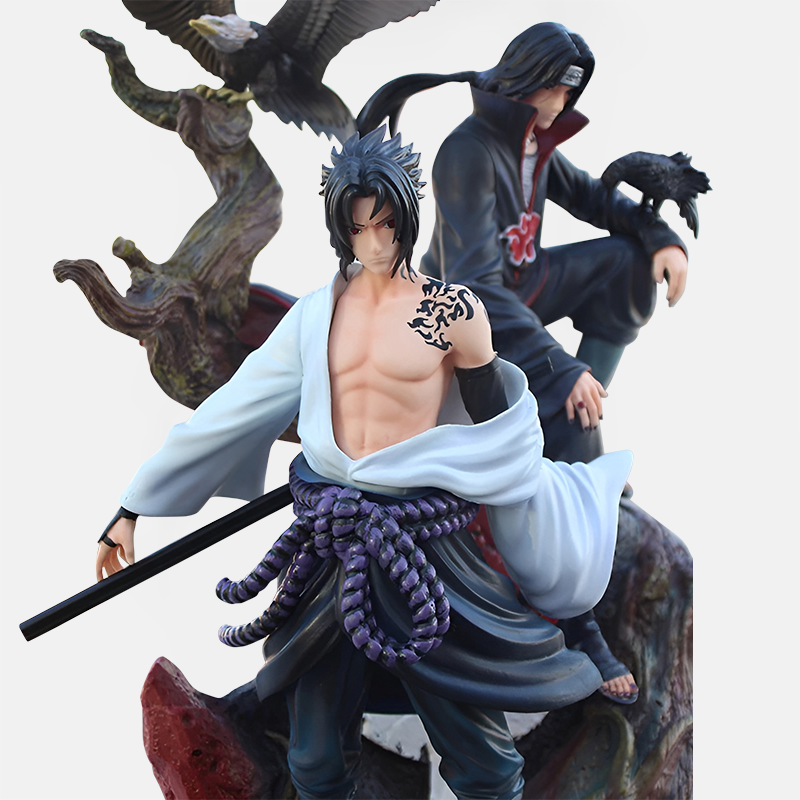 Figurine Naruto Itachi & Sasuke