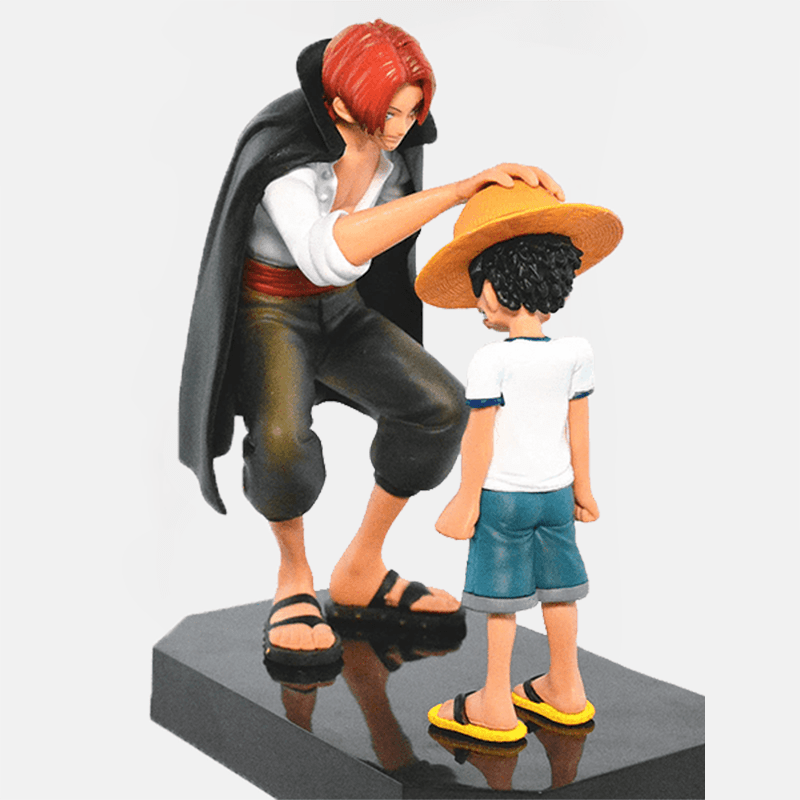 Figurine One Piece Luffy et Shanks