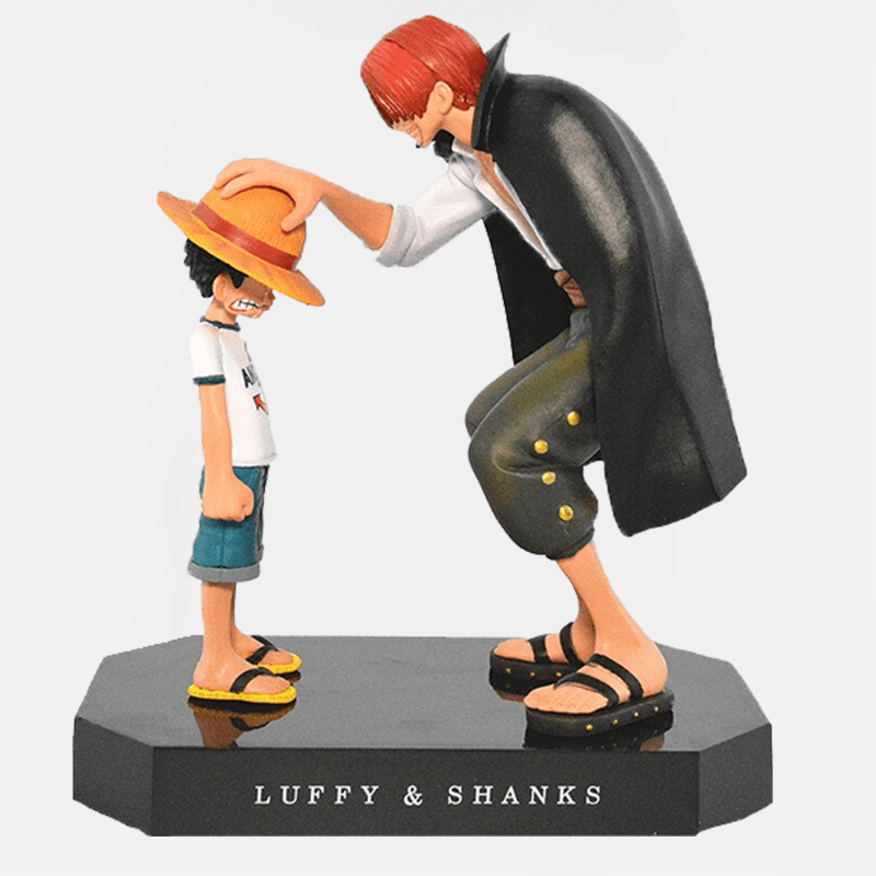 Figurine One Piece Luffy et Shanks