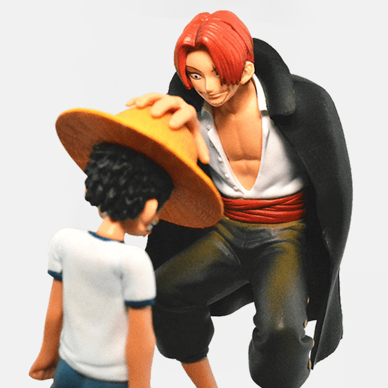 Figurine One Piece Luffy et Shanks