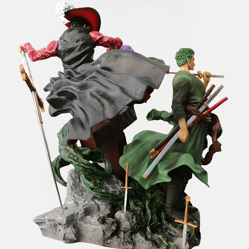 Figurine One Piece Zoro & Mihawk