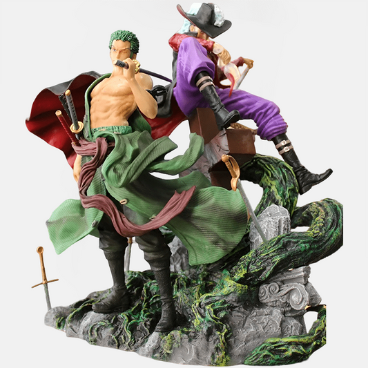 Figurine One Piece Zoro & Mihawk