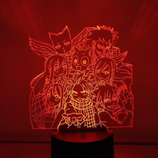 Lampe 3D Fairy Tail