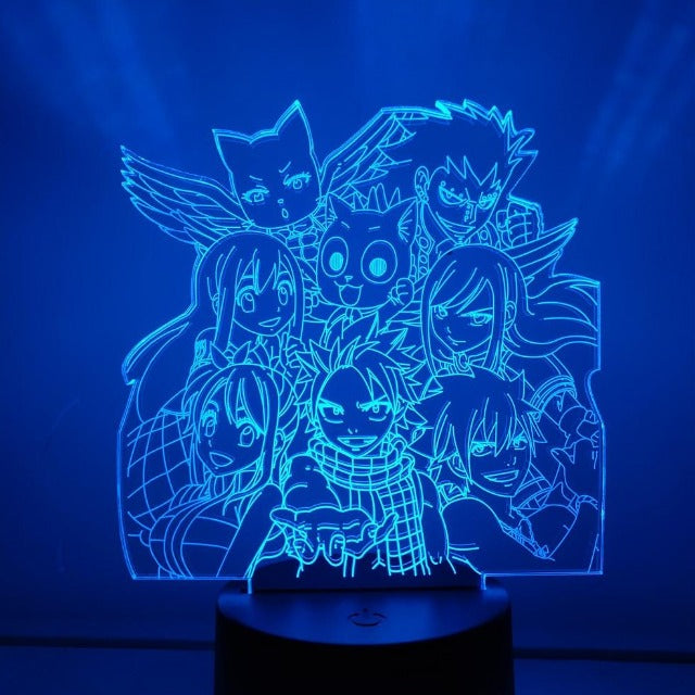 Lampe 3D Fairy Tail