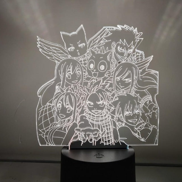 Lampe 3D Fairy Tail