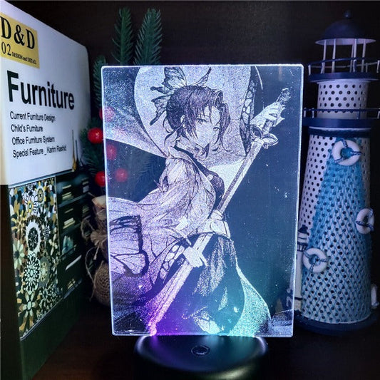 Lampe 3D Shinobu Kocho Demon Slayer