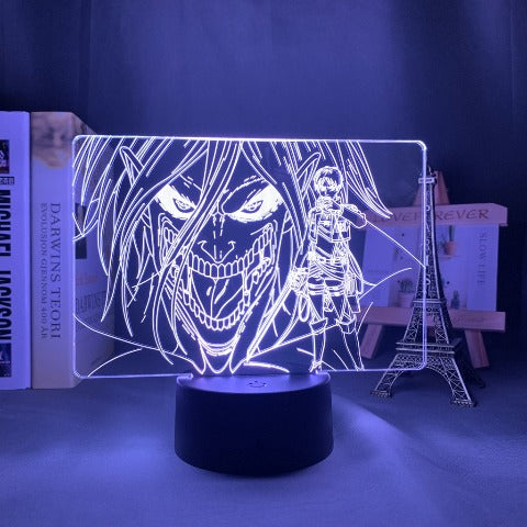 Lampe Attaque des Titans Assaillant Shingeki No Kyojin