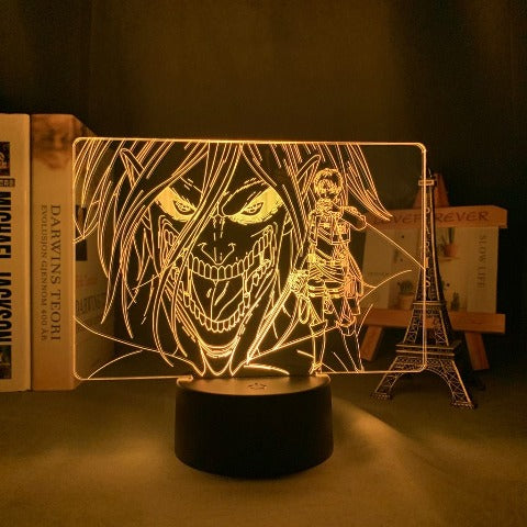 Lampe Attaque des Titans Assaillant Shingeki No Kyojin