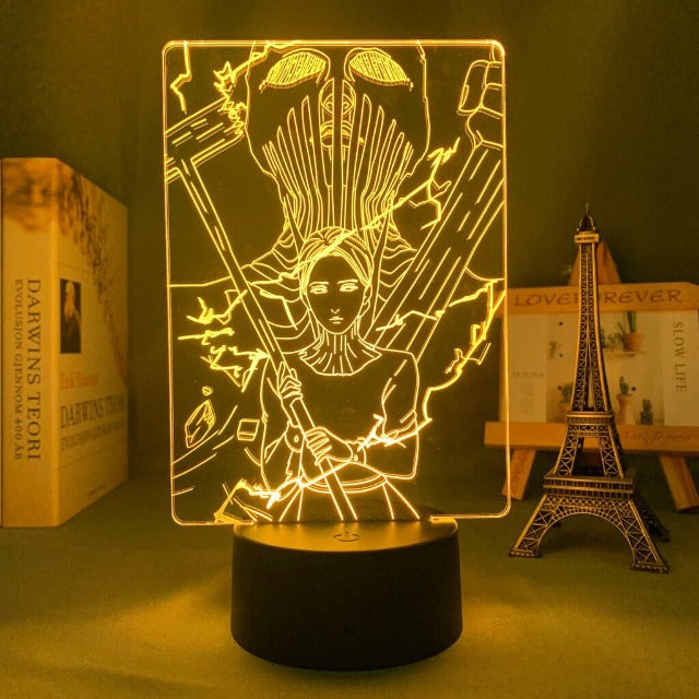 Lampe Attaque des Titans Marteau d'Armes