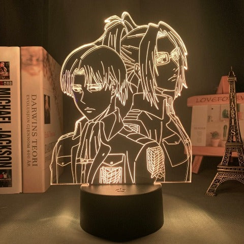 Lampe Hansi & Livaï Attaque des Titans