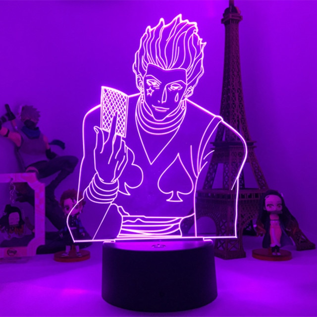 Lampe Hisoka Cartes Hunter x Hunter