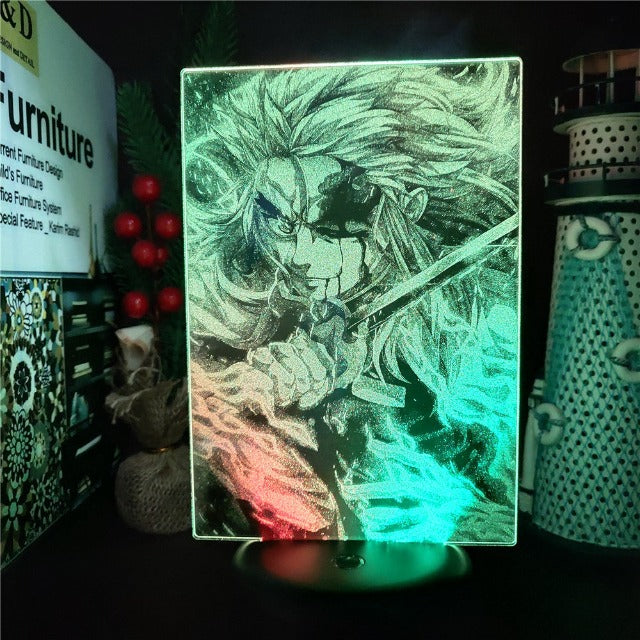 Lampe Kyojuro Pilier de la Flamme Demon Slayer