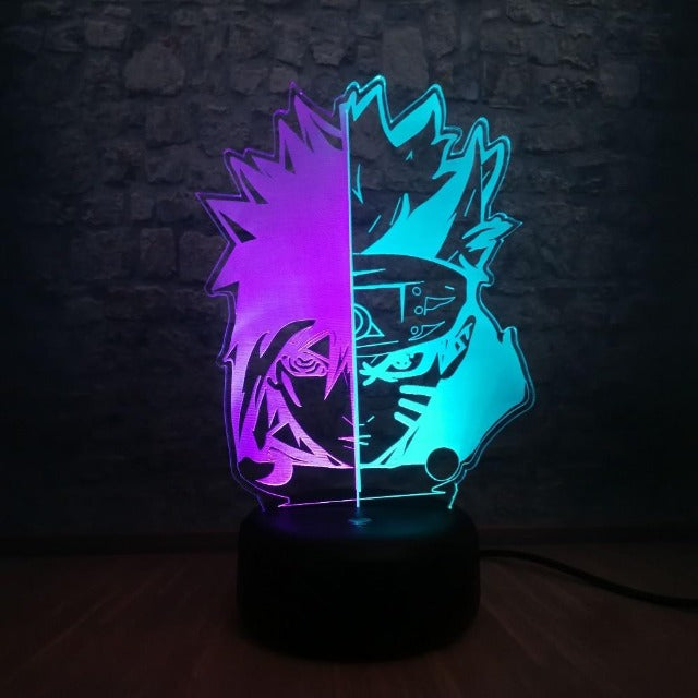 Lampe Led Naruto Neon À Poser De Chevet ou Bureau Déco Manga