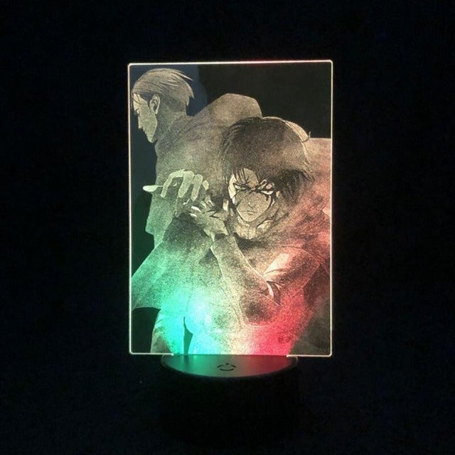 Lampe Livai x Erwin Smith Attaque des Titans