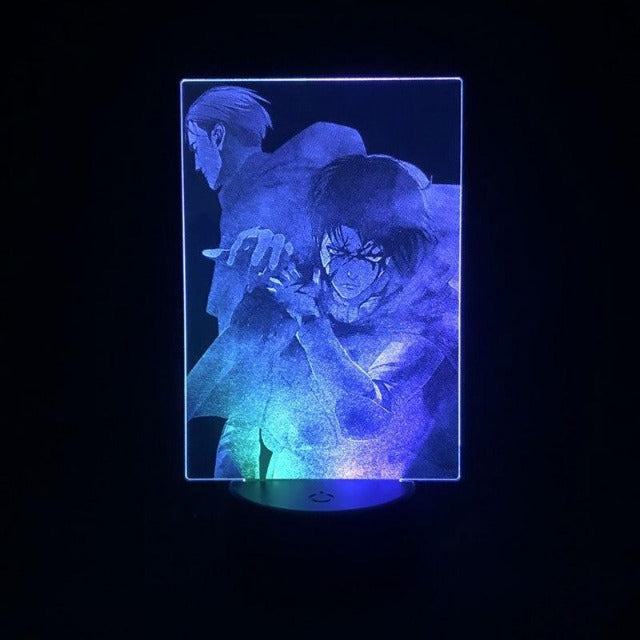 Lampe Livai x Erwin Smith Attaque des Titans