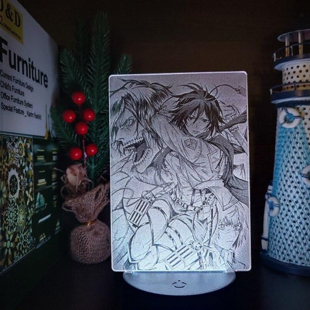 Lampe Mikasa Titan Assaillant Armin Attaque des Titans