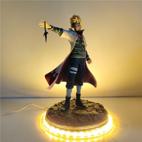 Lampe Minato Led Neon À Poser De Chevet ou Bureau Déco Manga Naruto