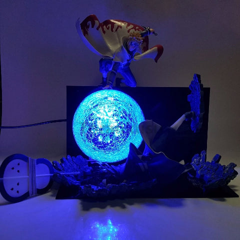 Lampe Minato Namikaze Led Neon À Poser De Chevet ou Bureau Déco Manga Naruto