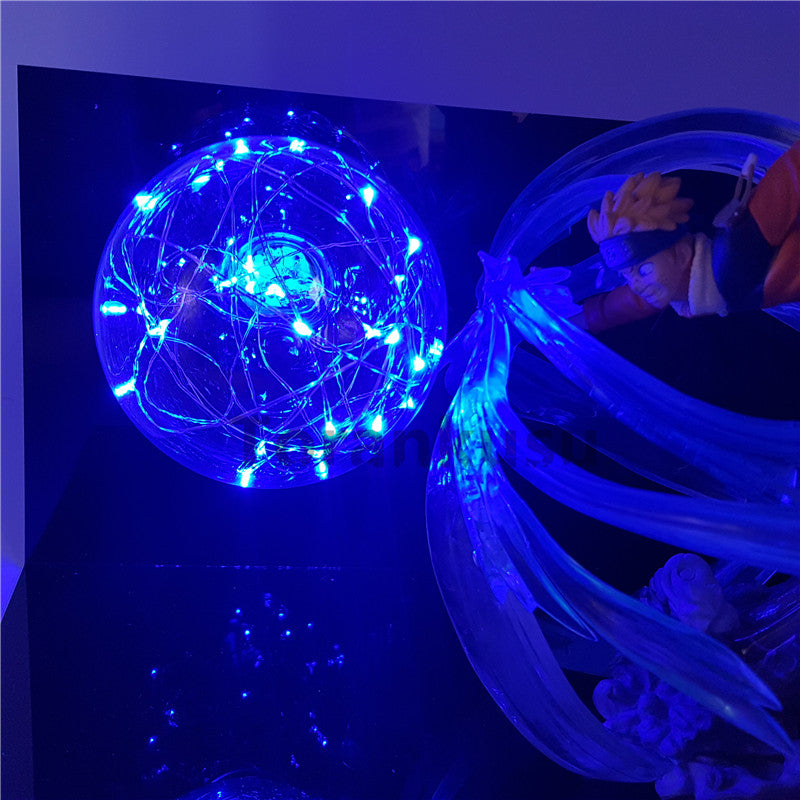 Lampe Rasengan Naruto Led Neon À Poser De Chevet ou Bureau Déco Manga