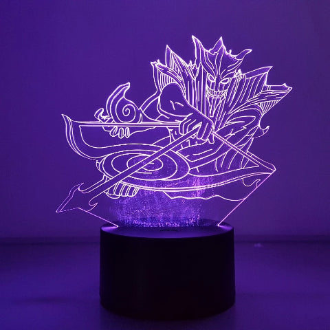 Lampe Susanoo Led Neon À Poser De Chevet ou Bureau Déco Manga Naruto