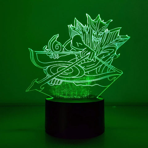 Lampe Susanoo Led Neon À Poser De Chevet ou Bureau Déco Manga Naruto