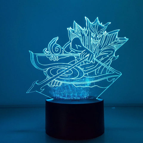 Lampe Susanoo Led Neon À Poser De Chevet ou Bureau Déco Manga Naruto