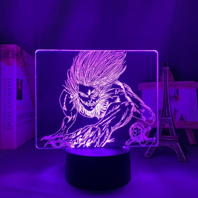 Lampe Titan Mâchoire Attaque des Titans