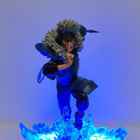 Lampe Tobirama Senju Led Neon À Poser De Chevet ou Bureau Déco Manga Naruto