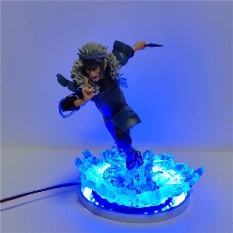 Lampe Tobirama Senju Led Neon À Poser De Chevet ou Bureau Déco Manga Naruto